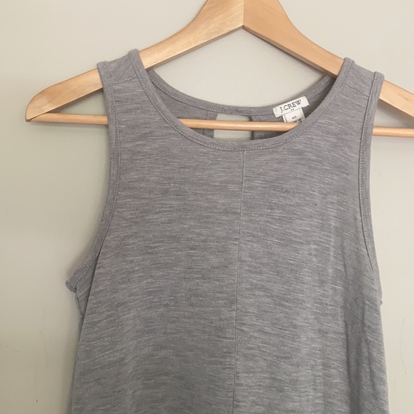 J Crew Mixed Media Tank Gray & White XS - Picture 2 of 7